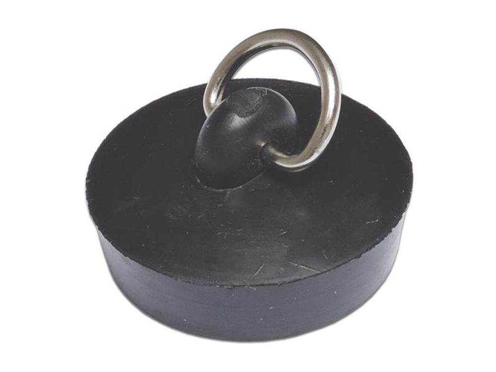 Levně Nezařazeno ZÁTKA 43MM,ČERNÁ S PŮLKROUŽKEM DŘEZOVÁ.,PRYŽ B2/16