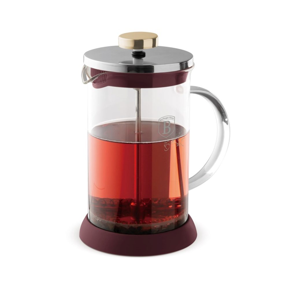 Levně BERLINGERHAUS Konvička na čaj a kávu French Press 800 ml Leonardo Collection BH-8585