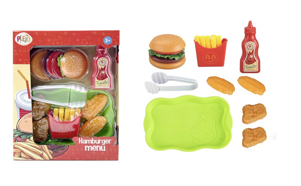 Levně PLEJO Sada potravin HAMBURGER