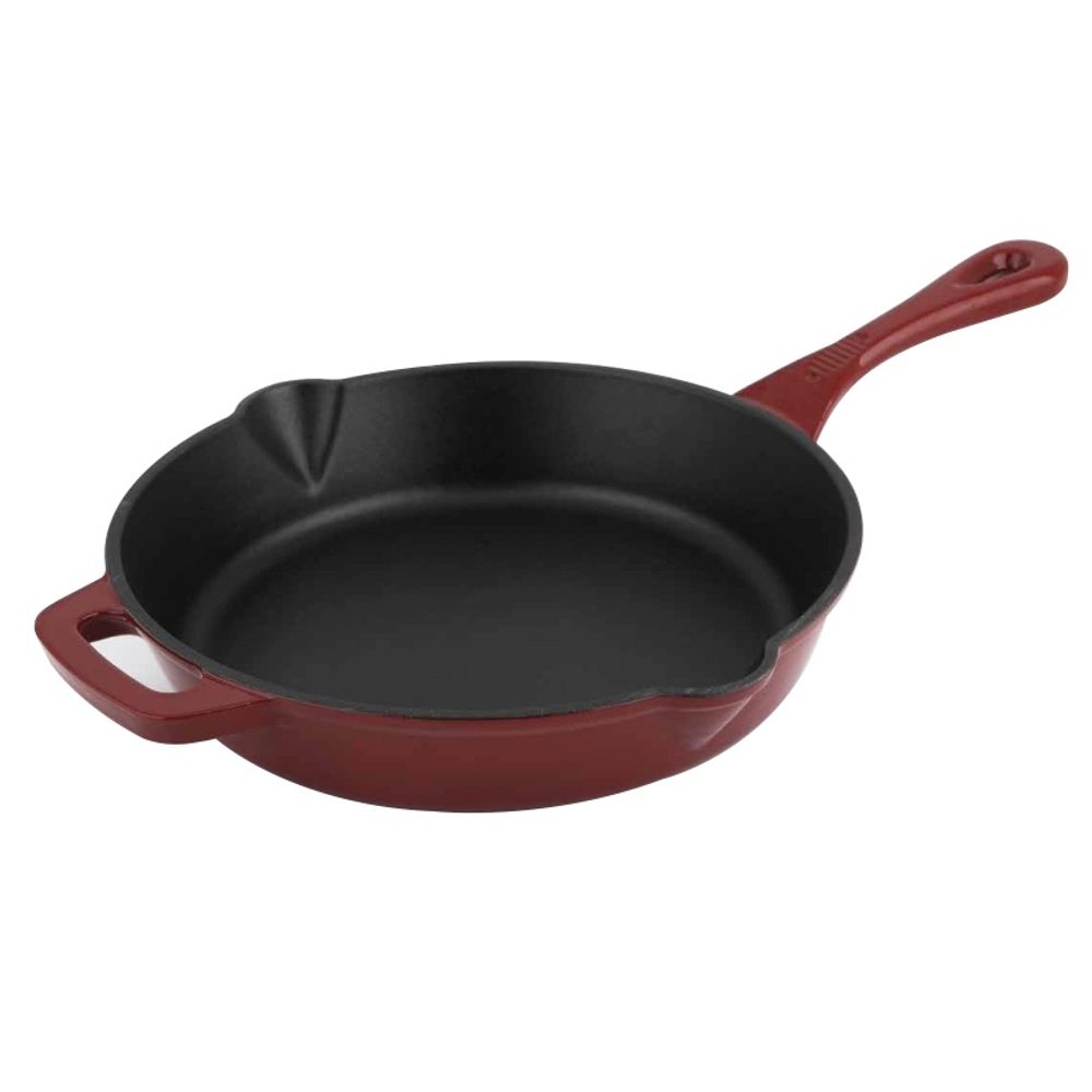 Levně CS SOLINGEN Pánev litinová se smaltovaným povrchem ALPEN 26 cm červená CS-078041