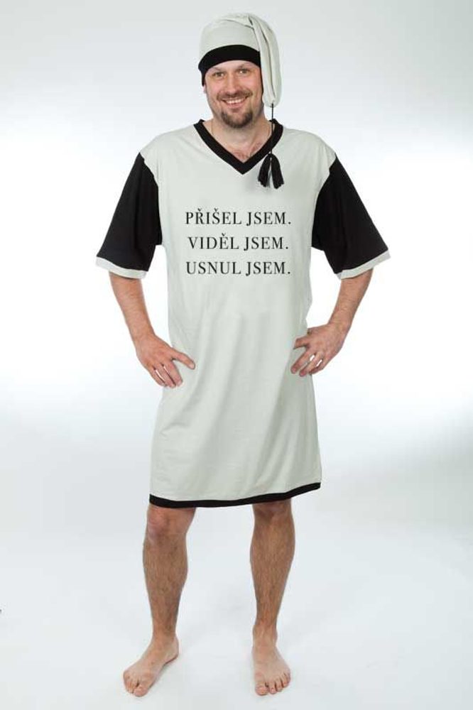 Levně Noční košile - Přišel jsem, viděl jsem Gentleman - 3XL