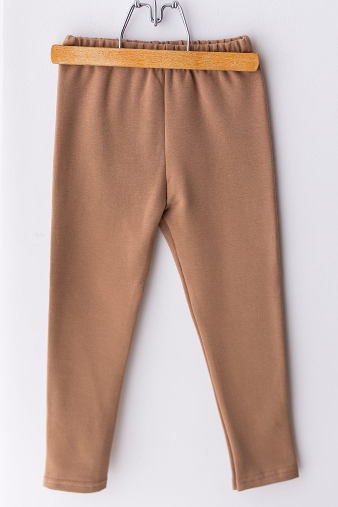 Levně Lily Grey Termo legíny dívčí jednobarevné - latté - 104