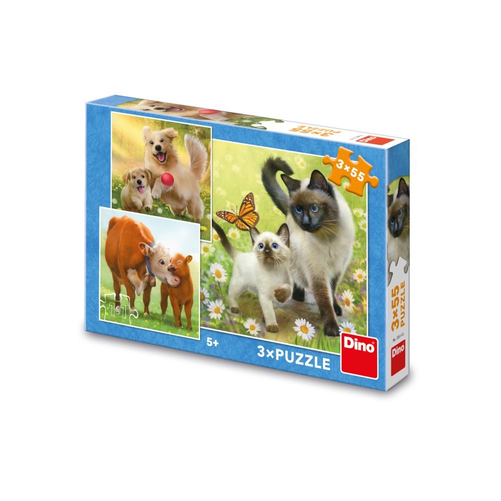 Levně RODINKA 3x55 Puzzle
