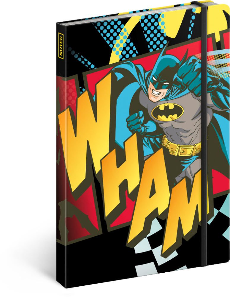 Presco Group Notes Batman – Wham, linkovaný, 13 x 21 cm