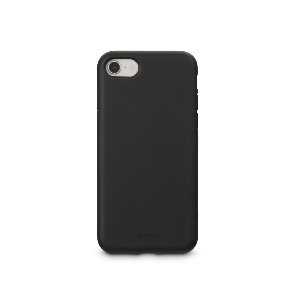 Levně Hama Fantastic Feel, kryt pro Apple iPhone 7/8/SE 2020/SE 2022, hebký povrch, černý