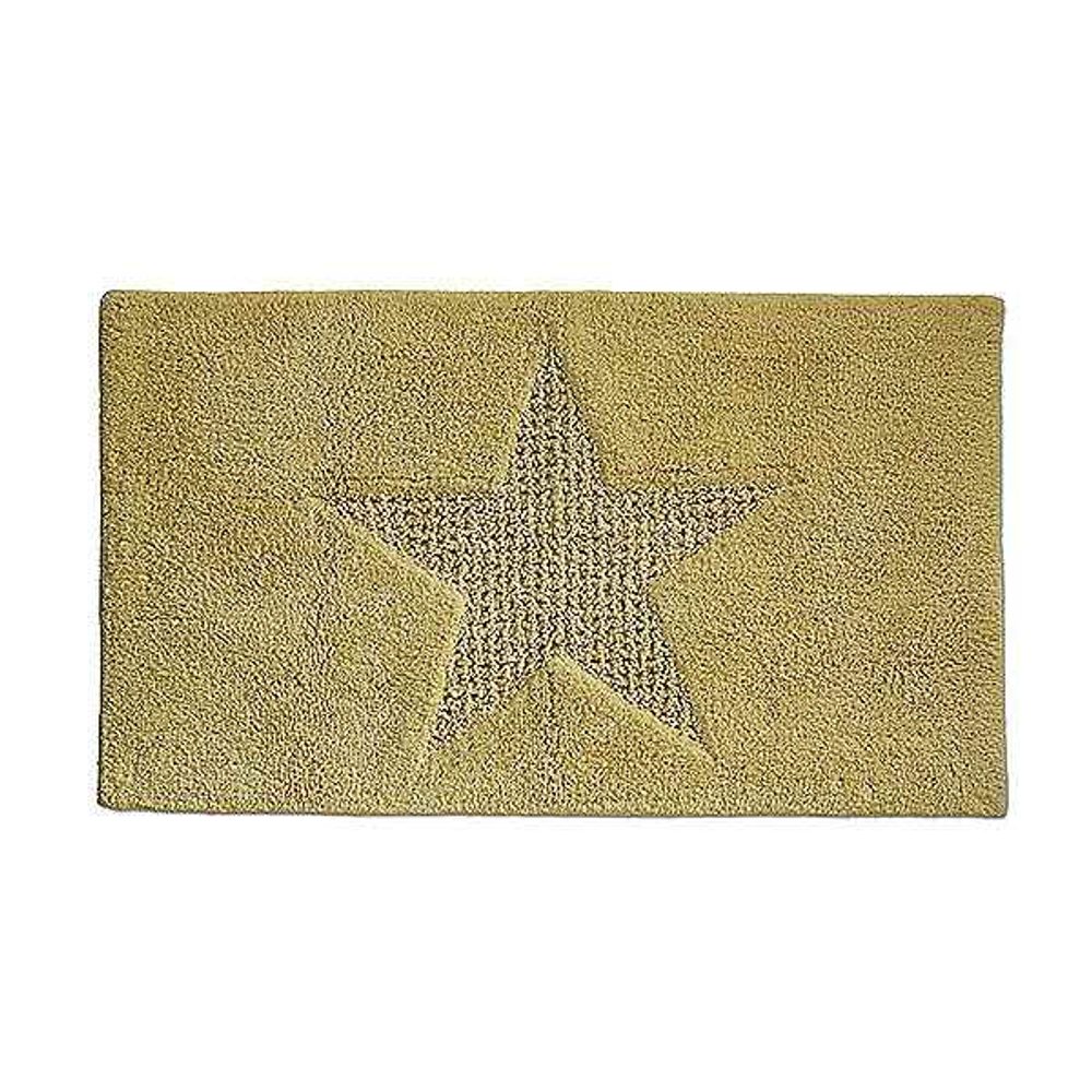 Levně KELA Koupelnová předložka LINDANO 60x100 cm žlutá KL-21121