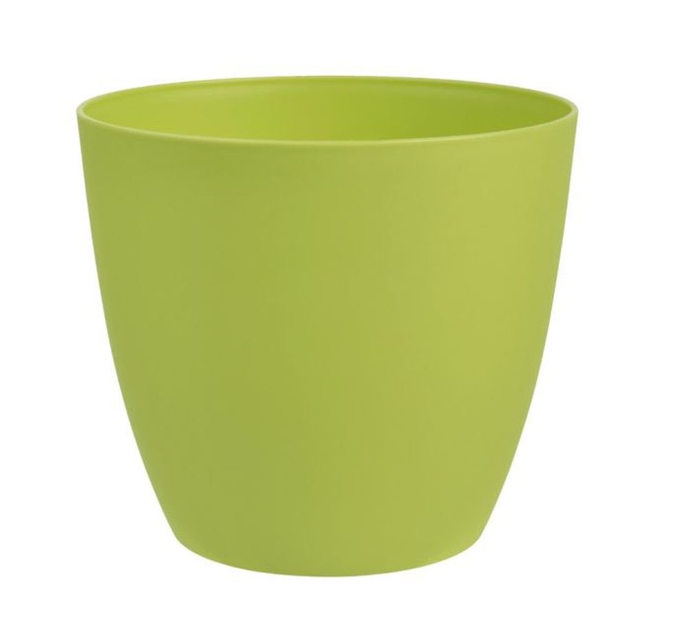 Levně obal d21cm ELLA jabl.zelená, matná, plast