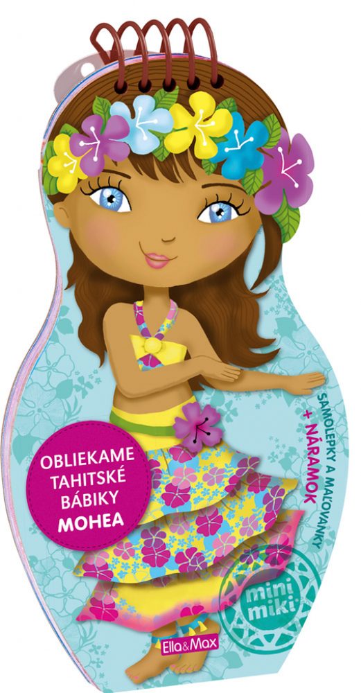 Levně Presco Group Obliekame tahitské bábiky MOHEA – Maľovanky