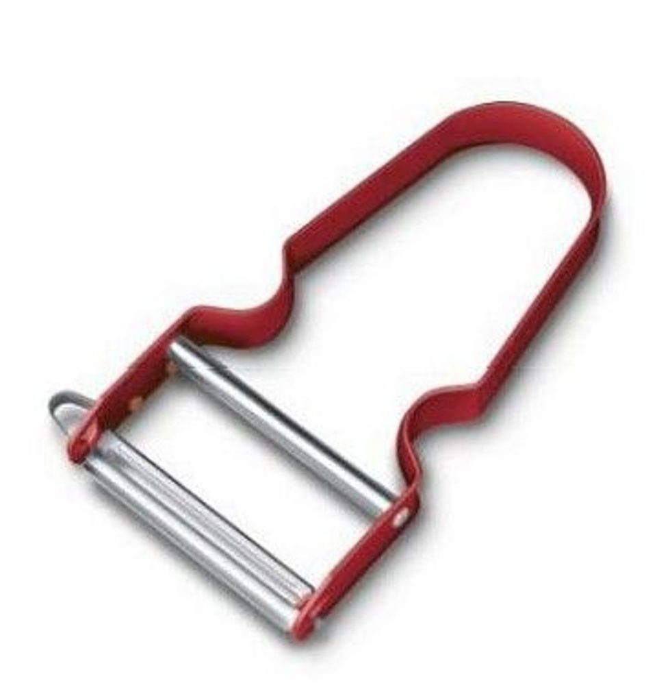 Levně škrabka 11cm Rex, rovné ostří, U tvar, červená Victorinox