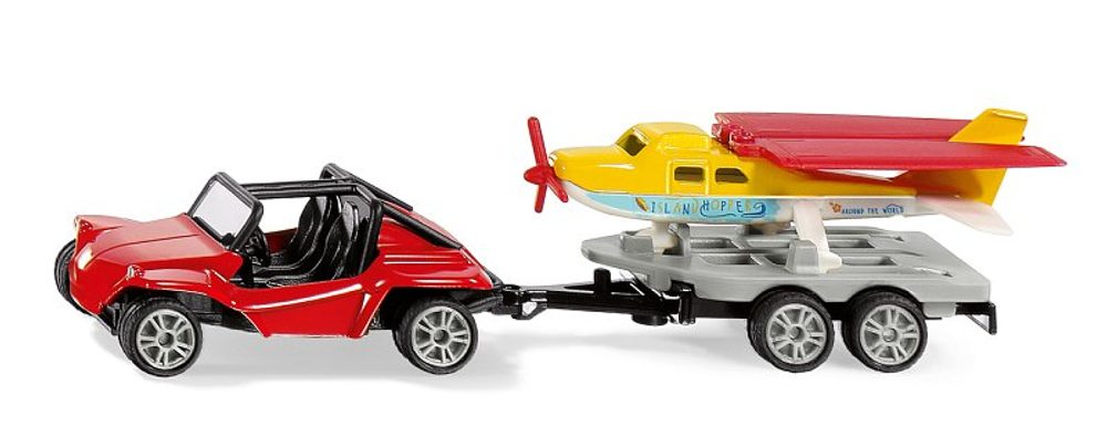 Levně SIKU Blister - Buggy se sportovním letadlem