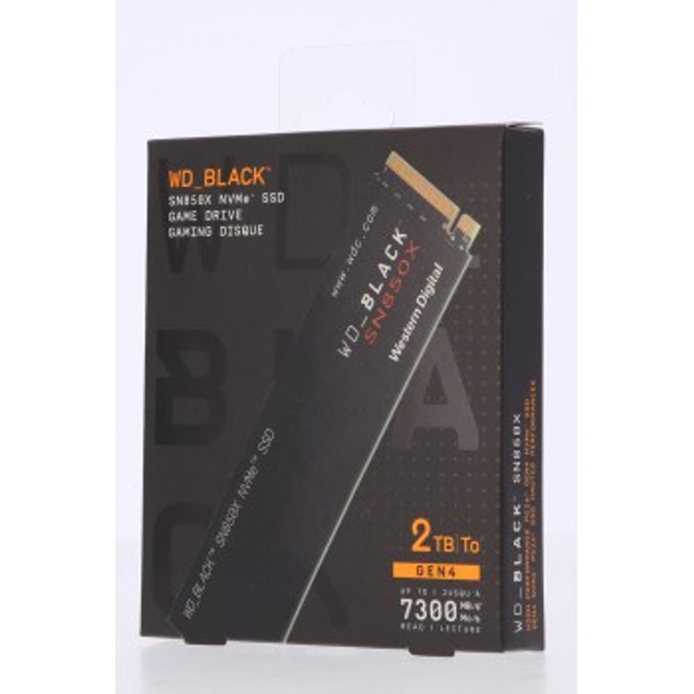 Levně WD BLACK SN850X PCIe Gen 4 Gaming SSD 2 TB