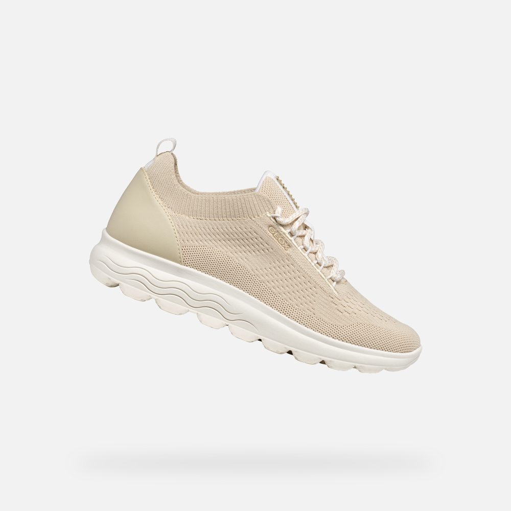 Béžové dámské tenisky Geox Spherica - 36