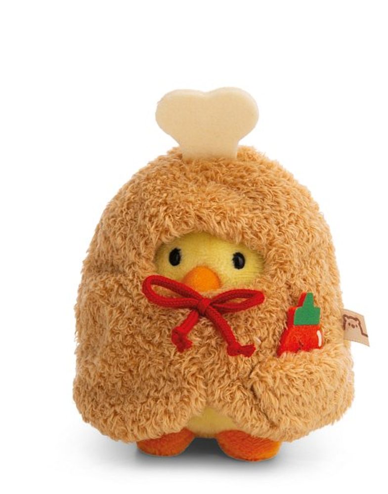 Levně NICI plyš MyMochi Kuře Tschieps 8 cm v kostýmu kuřecí stehýnko a chilli om.,set dár.b. 8,5x6,5x10cm