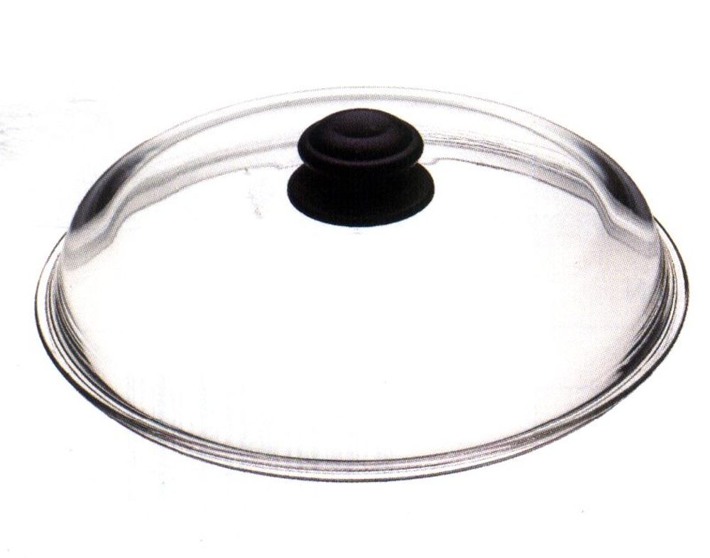 Levně poklice d32cm sklo, vč.plast. úchytu do 250°C, vhodné na BAF