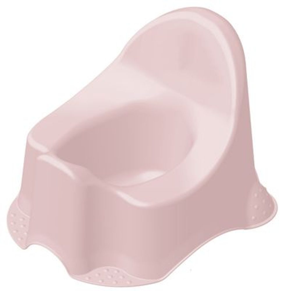 Levně nočník 30x25x22cm FRANEK, pudrově růžová, plast