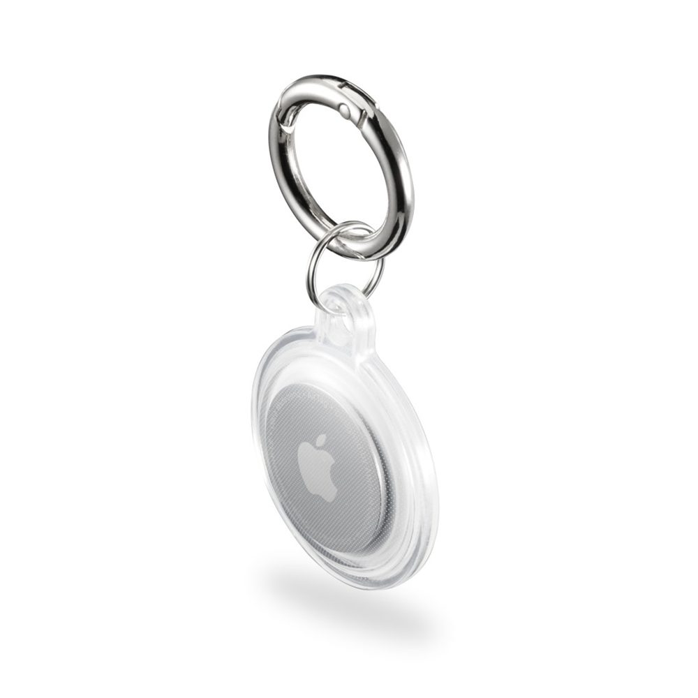 Levně Hama Always Clear, kryt pro Apple AirTag, s kroužkem na klíče, průhledný