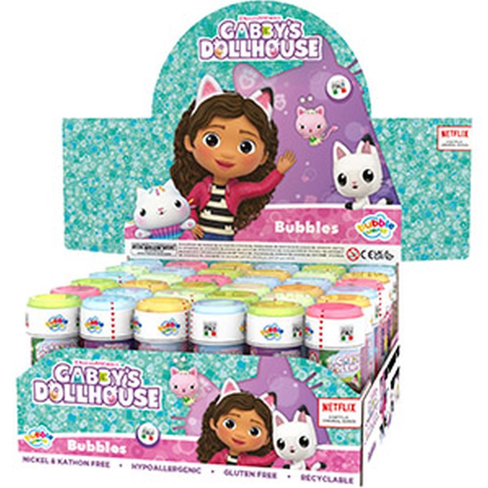 Levně Bublifuk Gabby’s Dollhouse 60 ml (dis. 36 ks)