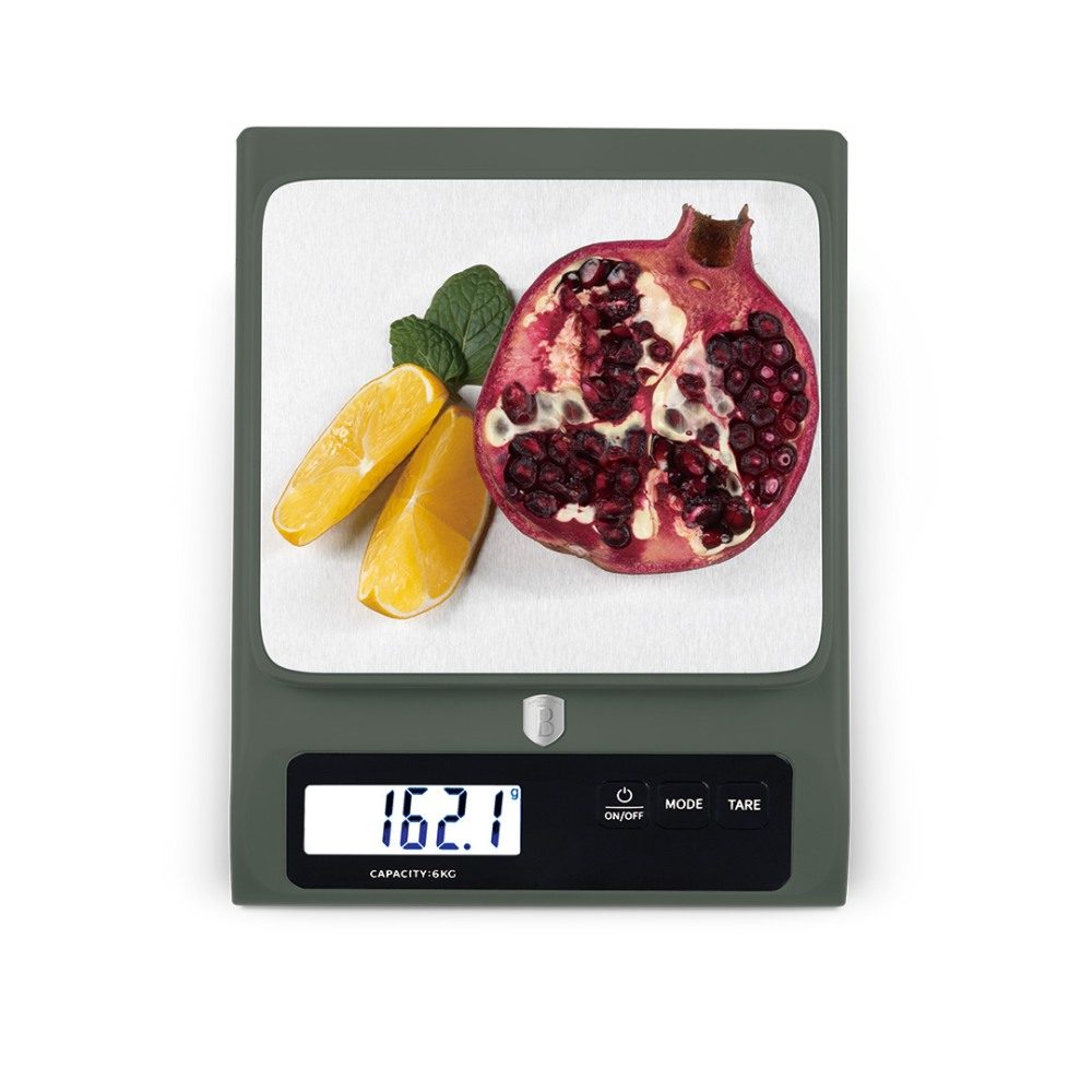 BERLINGERHAUS Kuchyňská váha digitální 6 kg Matte Green Collection BH-9919