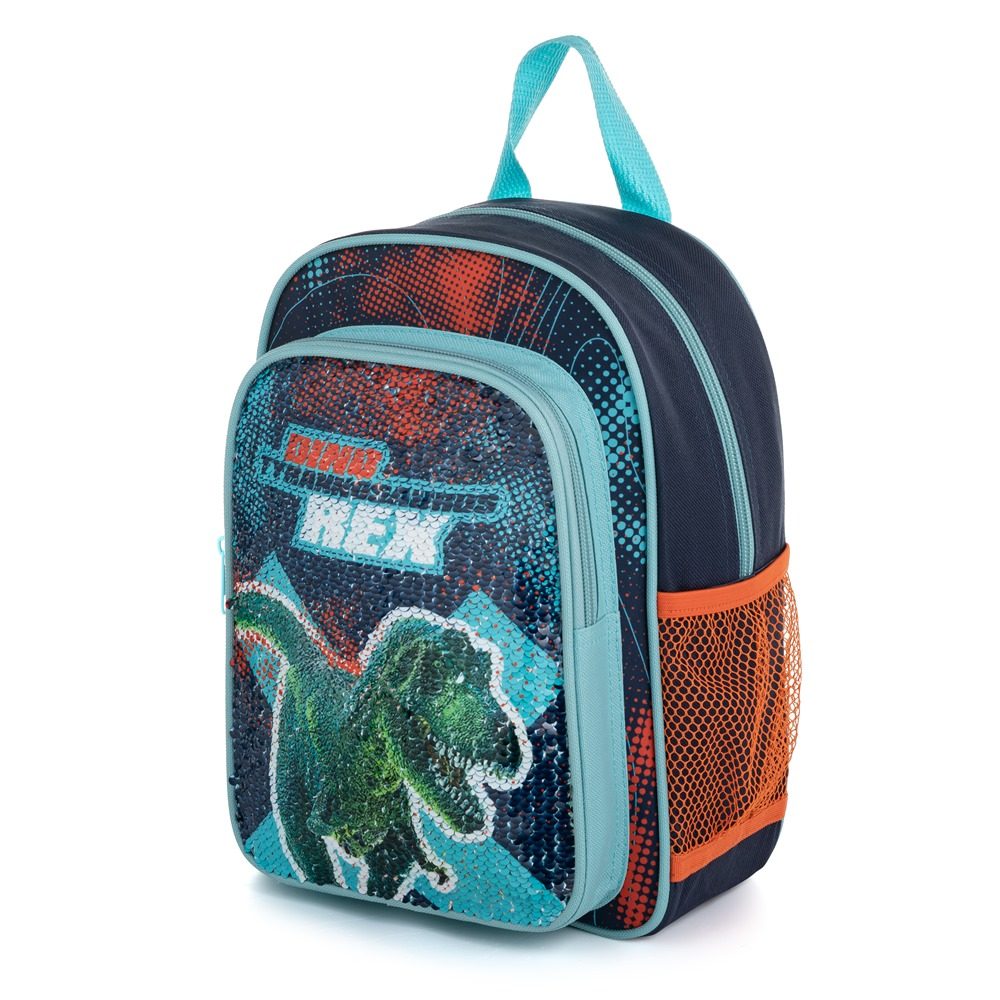 Levně Karton P+P Batoh dětský předškolní flitry Premium Dinosaurus