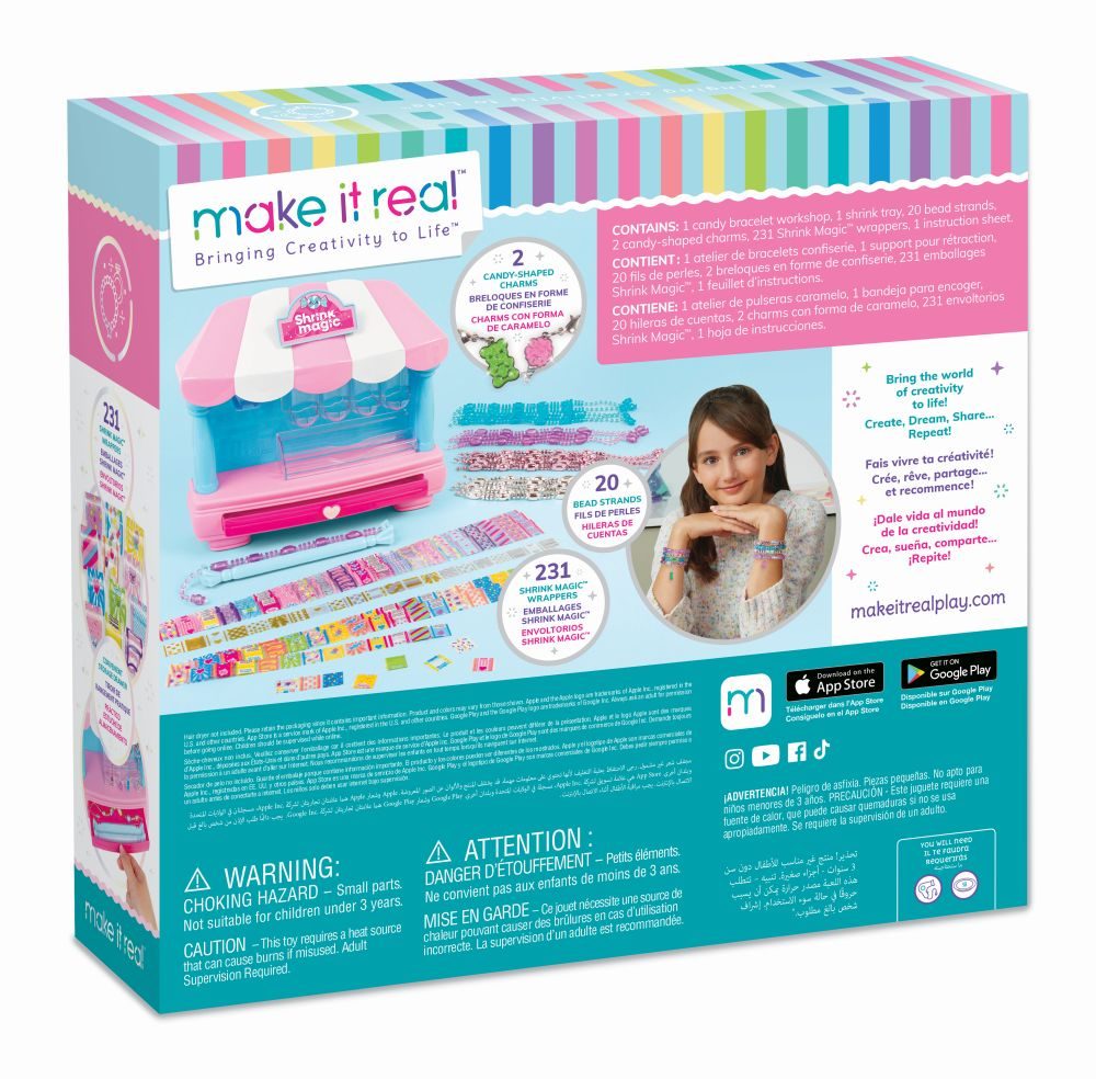 Levně Sada náramků Shrink Magic Candy Shop