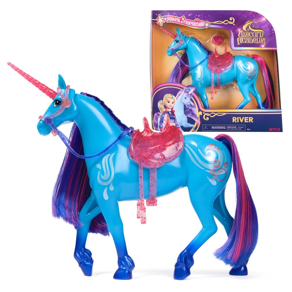 Levně UNICORN ACADEMY ČESACÍ JEDNOROŽEC 24 CM RIVER