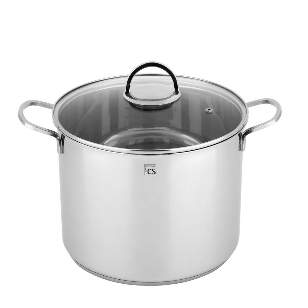Levně CS SOLINGEN Hrnec s poklicí nerez 24 cm TRIER CS-075163