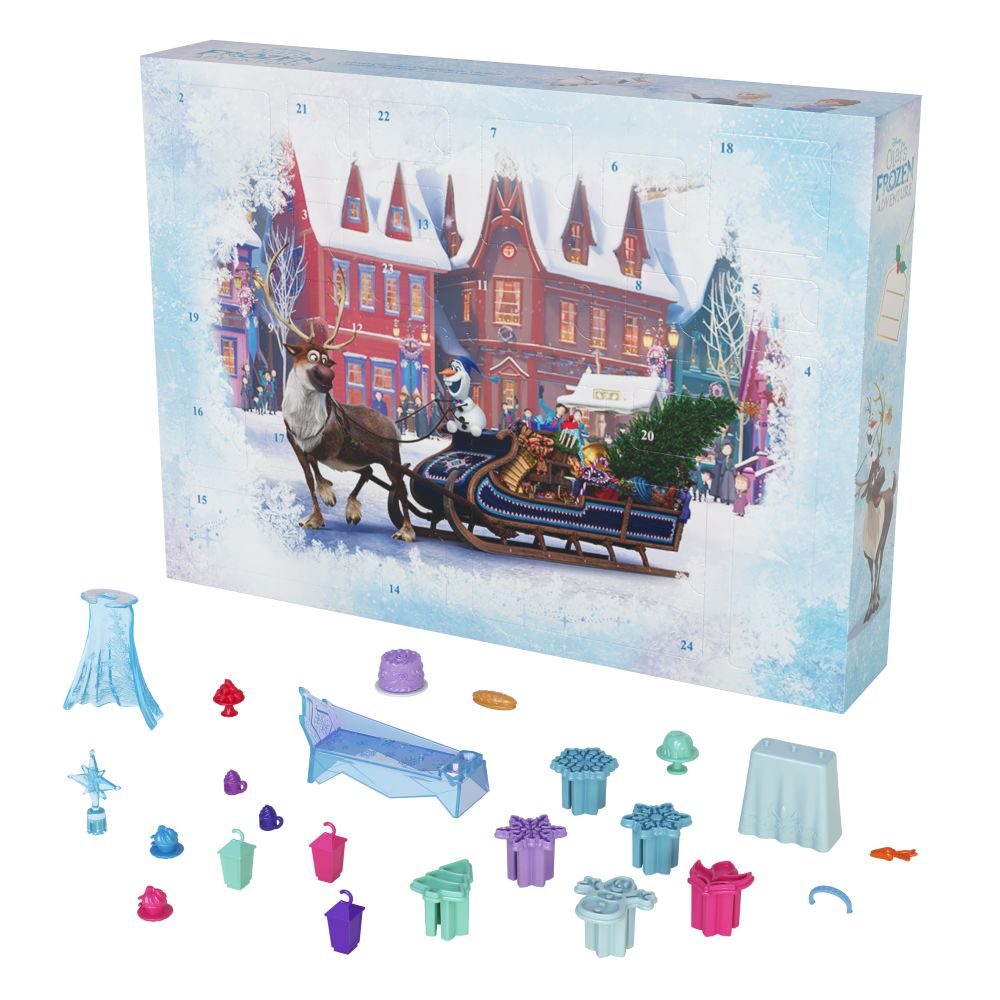 Levně FROZEN ADVENTNÍ KALENDÁŘ S MALÝMI PANENKAMI 2024