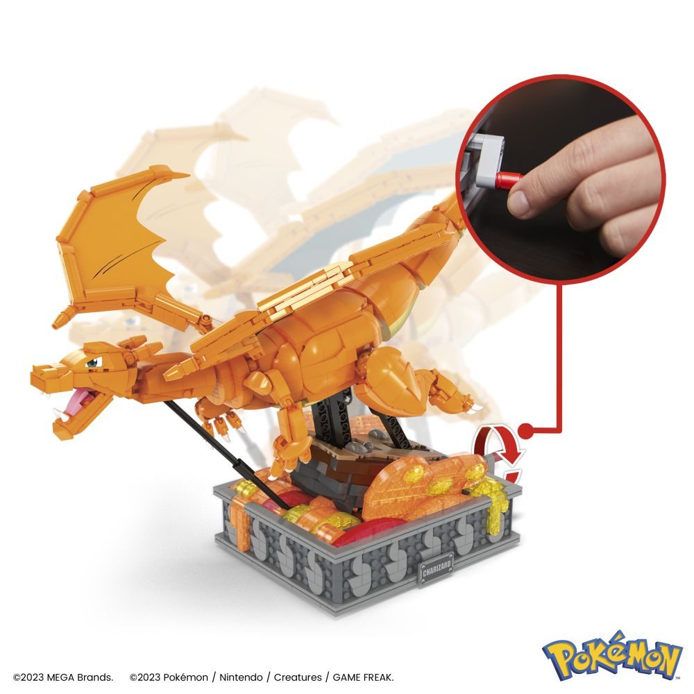 Levně MEGA POKÉMON POHYBLIVÁ FIGURKA - CHARIZARD