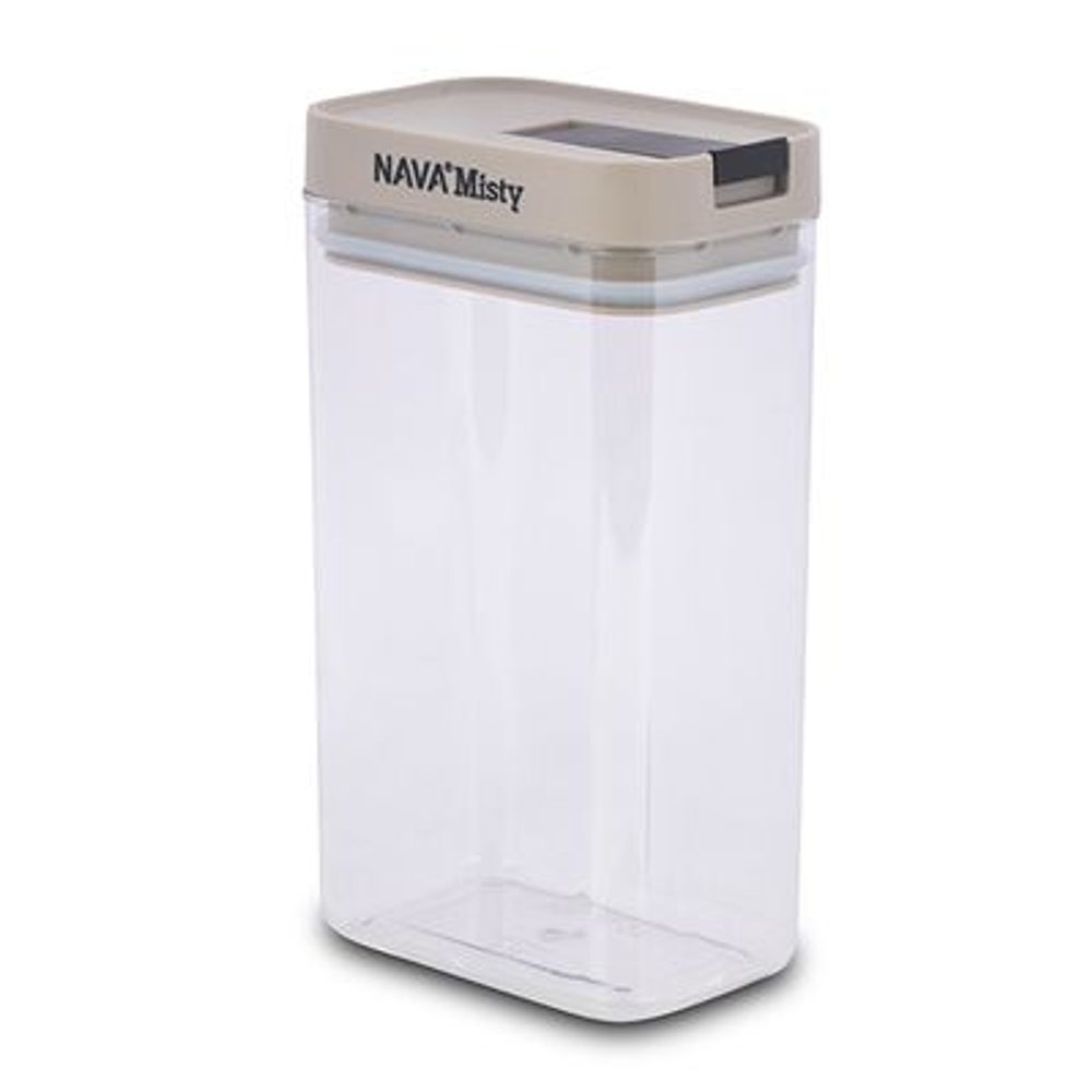 Levně dóza 1,20l MISTY, 11,5x20 x7,5 cm, těsnění, pevný plast
