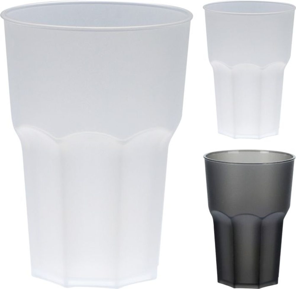 Levně kelímek 1ks 480ml, 9x12,5cm, mix barev, plast