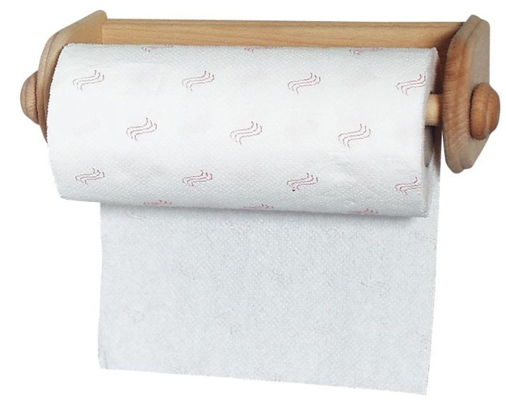 Levně držák pap.utěrek-30cm-dřevo
