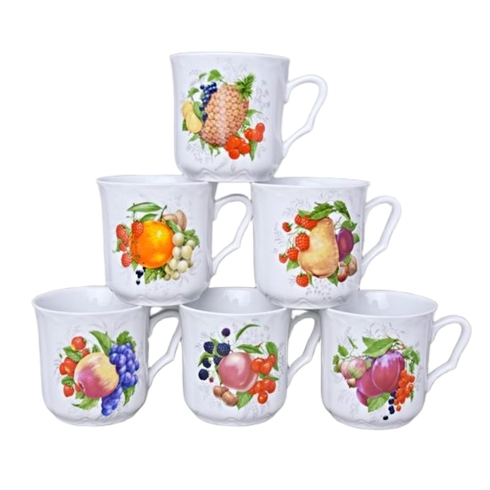 Plastimex hrnek 270ml KAREL-OVOCE 4159, čes.porcelán