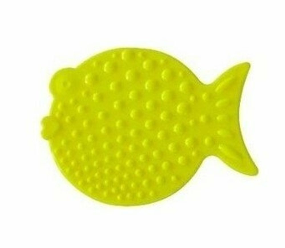 Levně mýdlenka RYBA 13x10,5x0,8cm, čirá, pružný plast