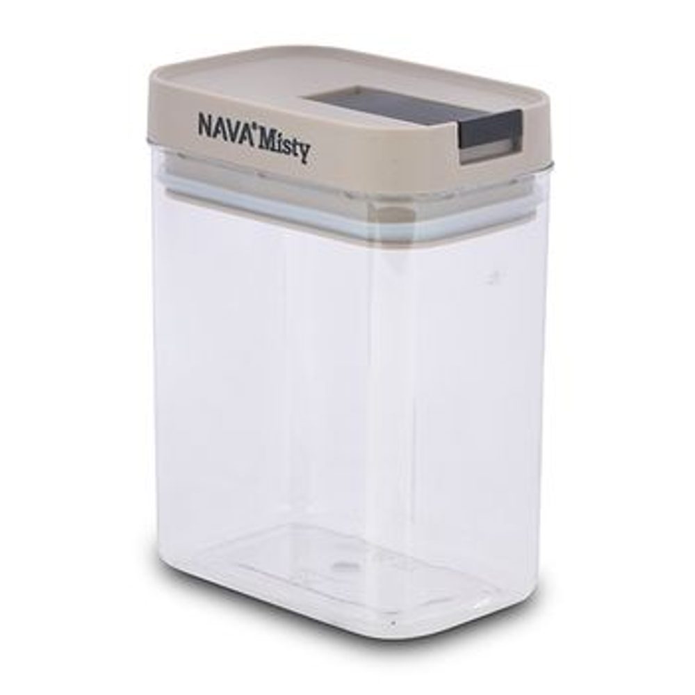 Levně dóza 0,80l MISTY, 11,5x15x7,5 cm, těsnění, pevný plast