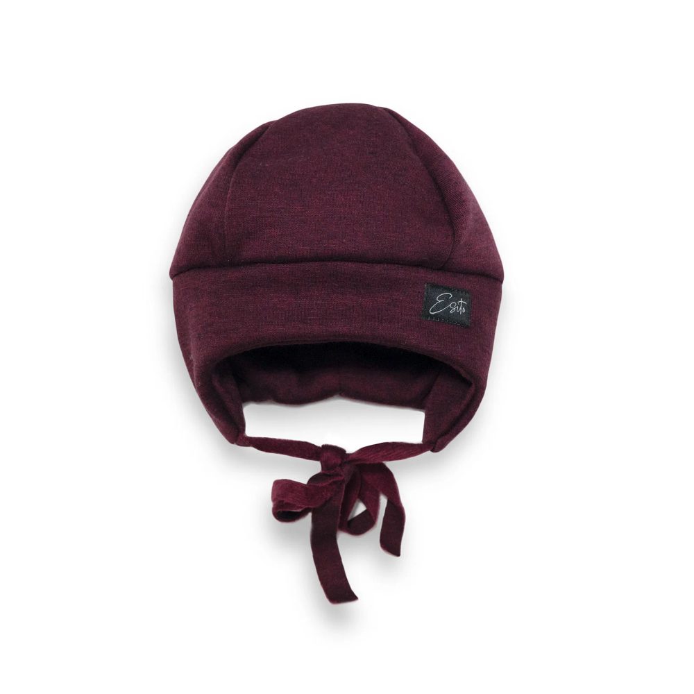 ESITO Čepice pro miminko Warmkeeper ZOE Garnet - vínová - 30 vínová