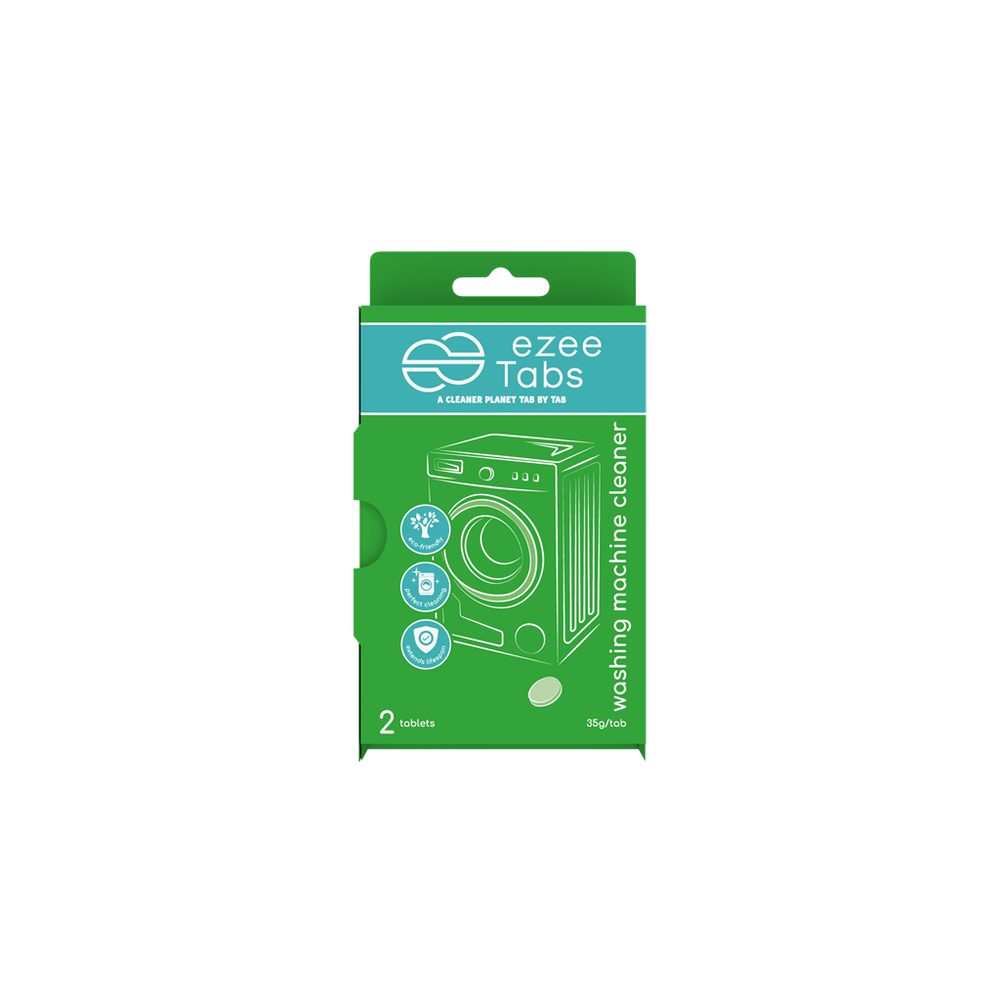 Levně EzeeTabs eco tablety pro čištění praček, vegan, 2 ks á 35 g