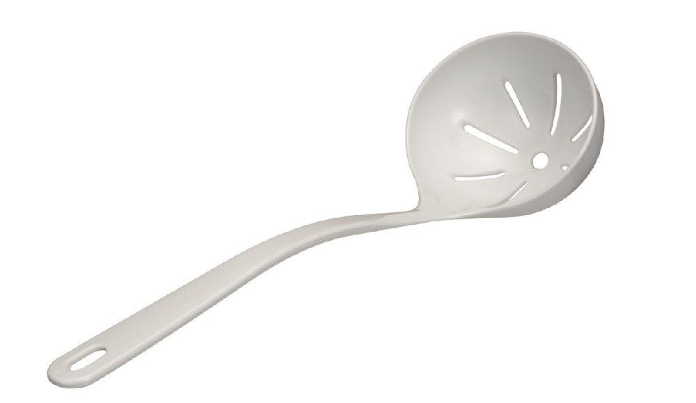 Levně naběračka d 9x29,5cm, děrovaná, 140°C, plast