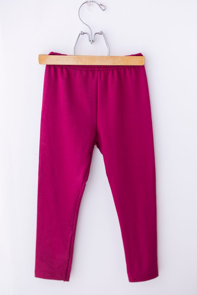 Levně Lily GreyTermo legíny dívčí jednobarevné - purple - 104
