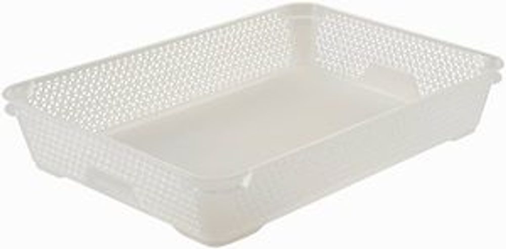 Levně košík A4 MINI transpar., 36x26,5x7cm, plast