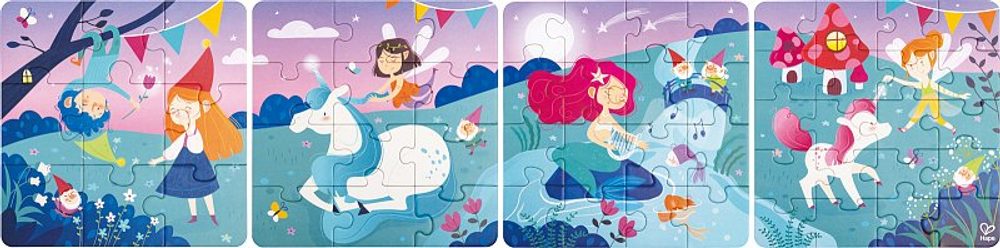 Levně Hape Puzzle - Pohádková země