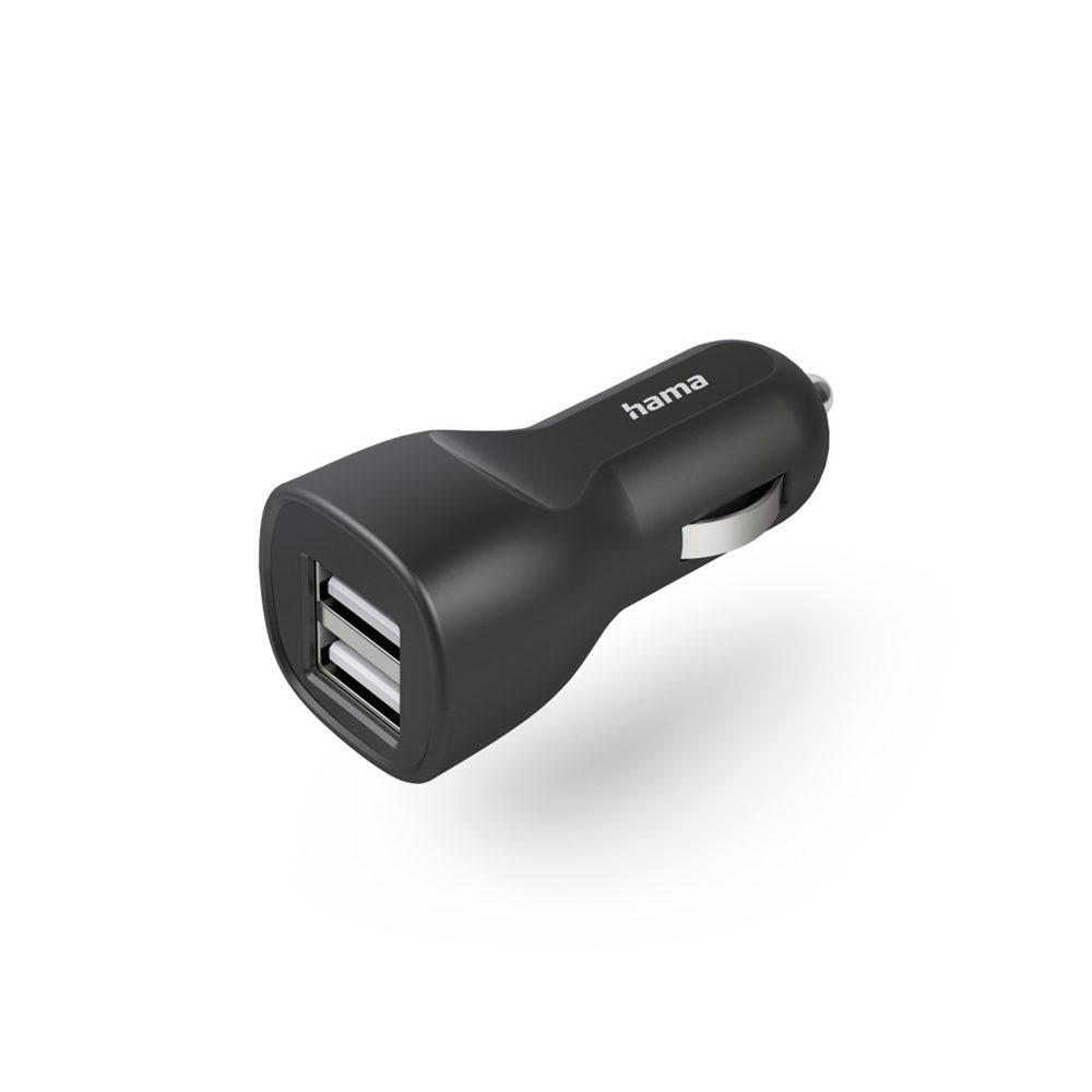 Levně Hama USB nabíječka do vozidla, 2x USB-A, 12 W