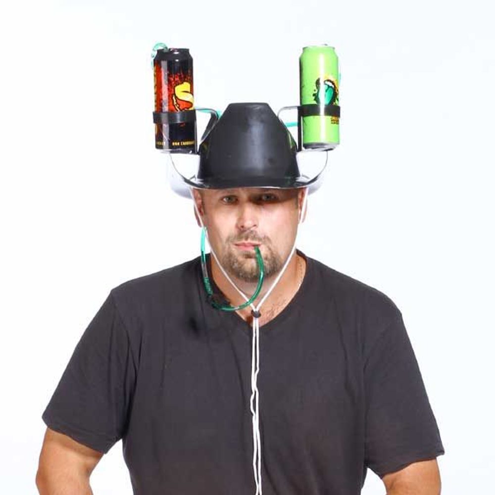Levně Klobouk na 2 plechovky