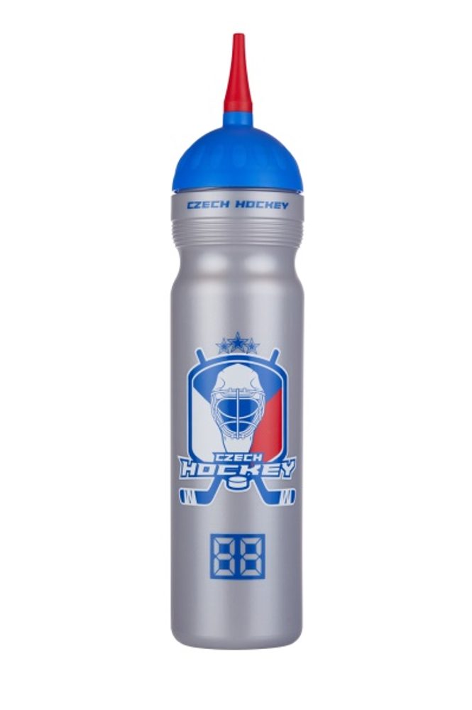 Levně Hokejovka 1,0l stříbrná Czech Hockey
