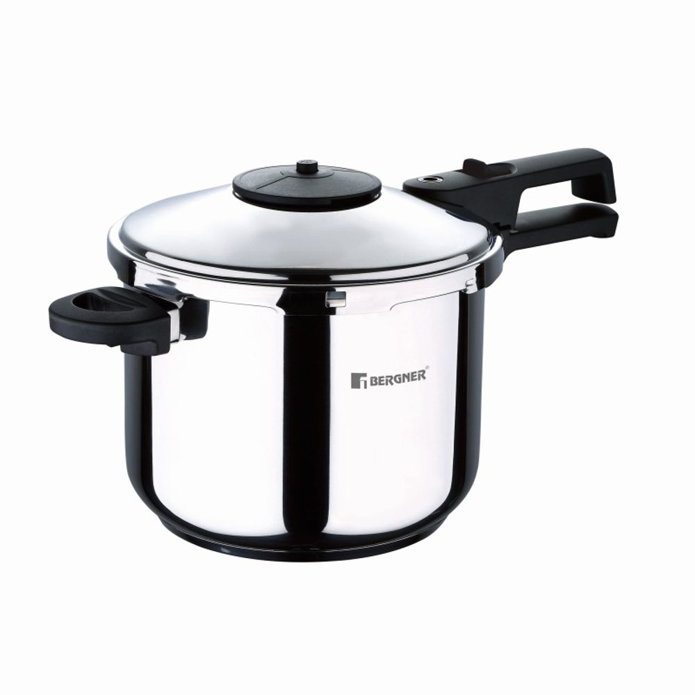 Levně BERGNER Tlakový hrnec CRETA nerez 6 litrů, 22 cm BG-4448-MM