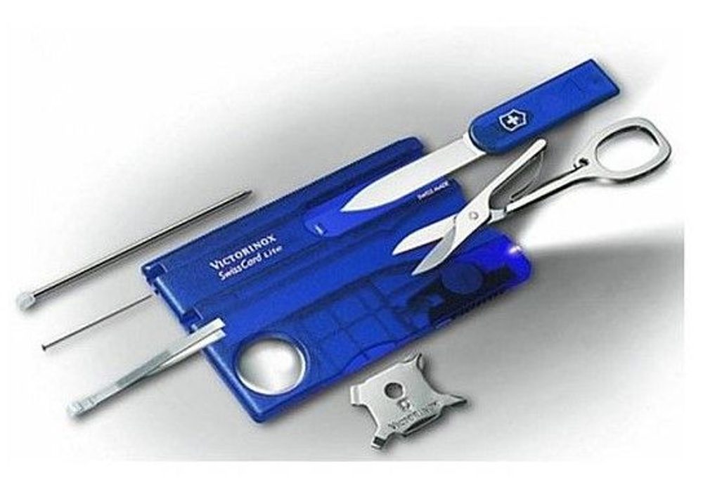 Levně soupr. 10-funkcáí Swisscard lite blu, kapesní 0.7322.T2, Victorinox