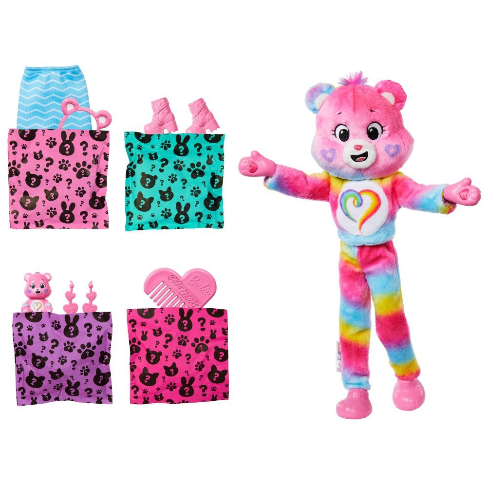 Levně BRB CUTIE REVEAL BARBIE A STAROSTLIVÍ MEDVÍDCI SÉRIE 2 - RŮŽOVÁ