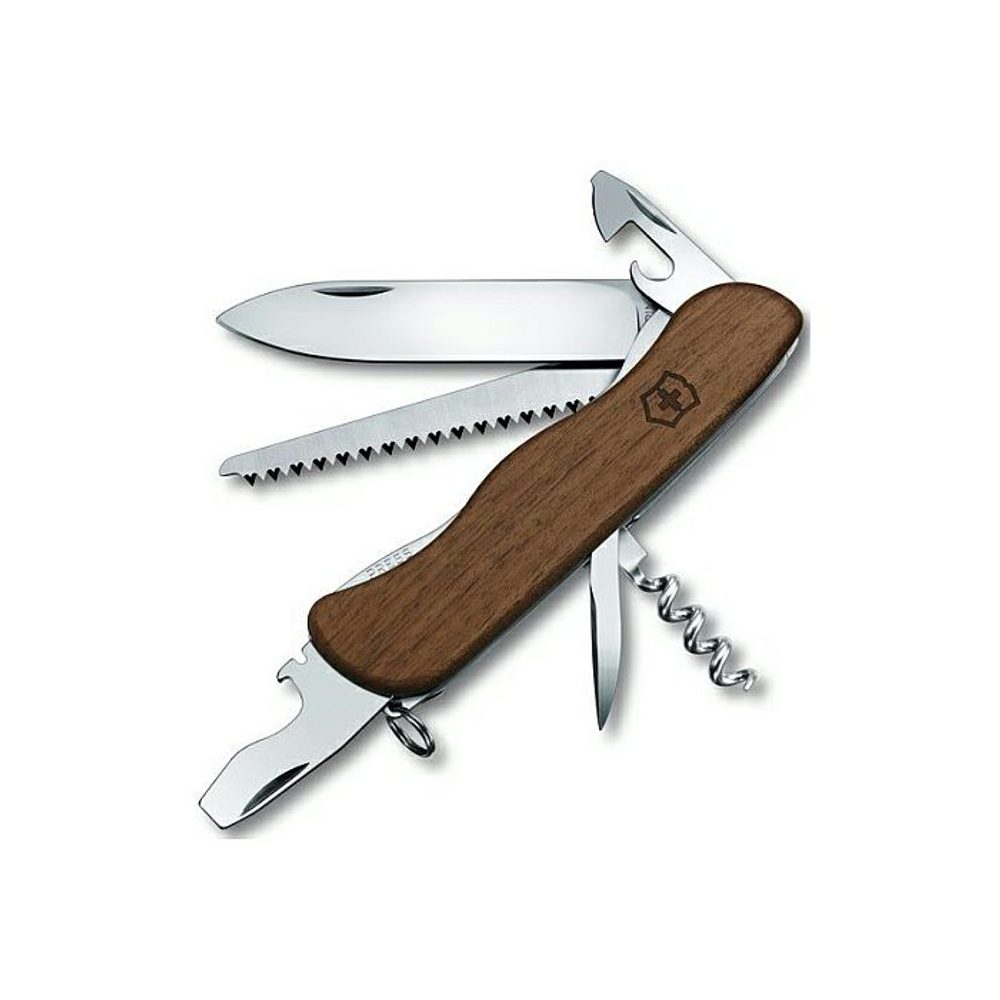 Levně nůž 10-funkcí 111mm Forester Wood 0.8361.63, kapsnní Victorinox