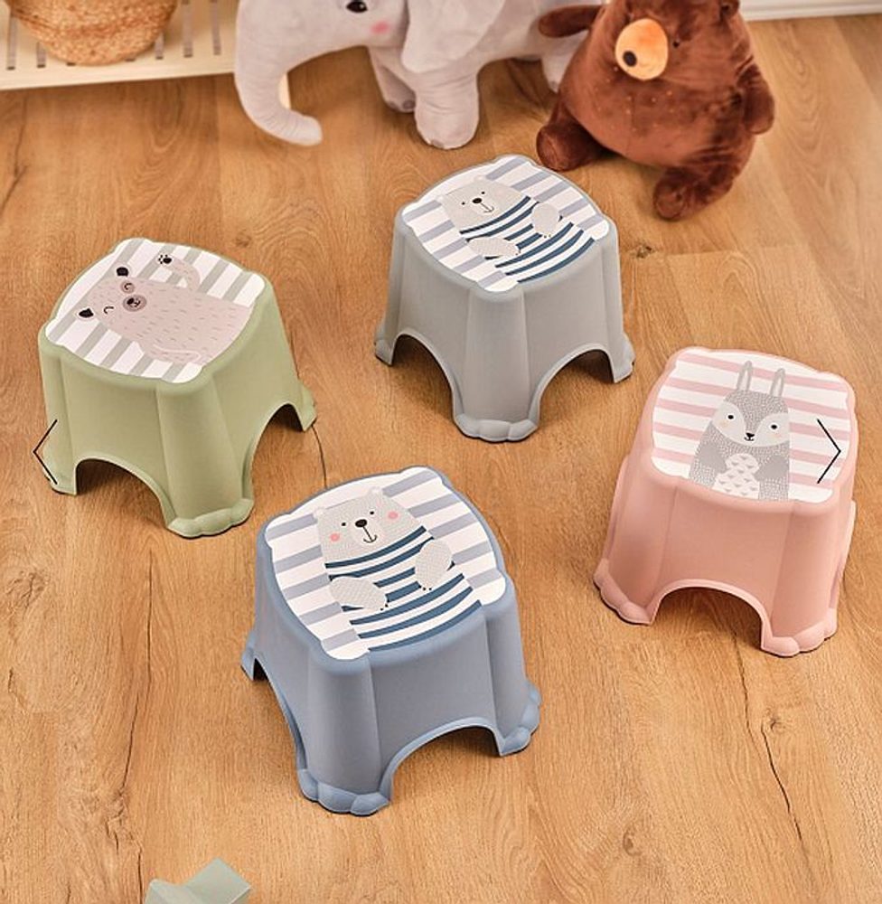 Levně taburetka 27x27cm, v.21cm, obrázek, BABY, plast, nosnost do 30kg