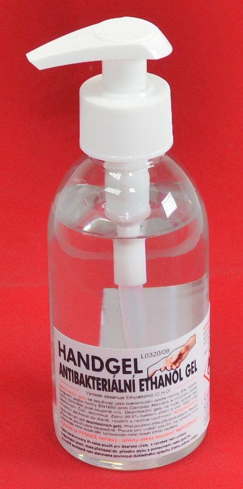 Levně dezinfekce 0,2l HANDGEL antibak., dávkovač
