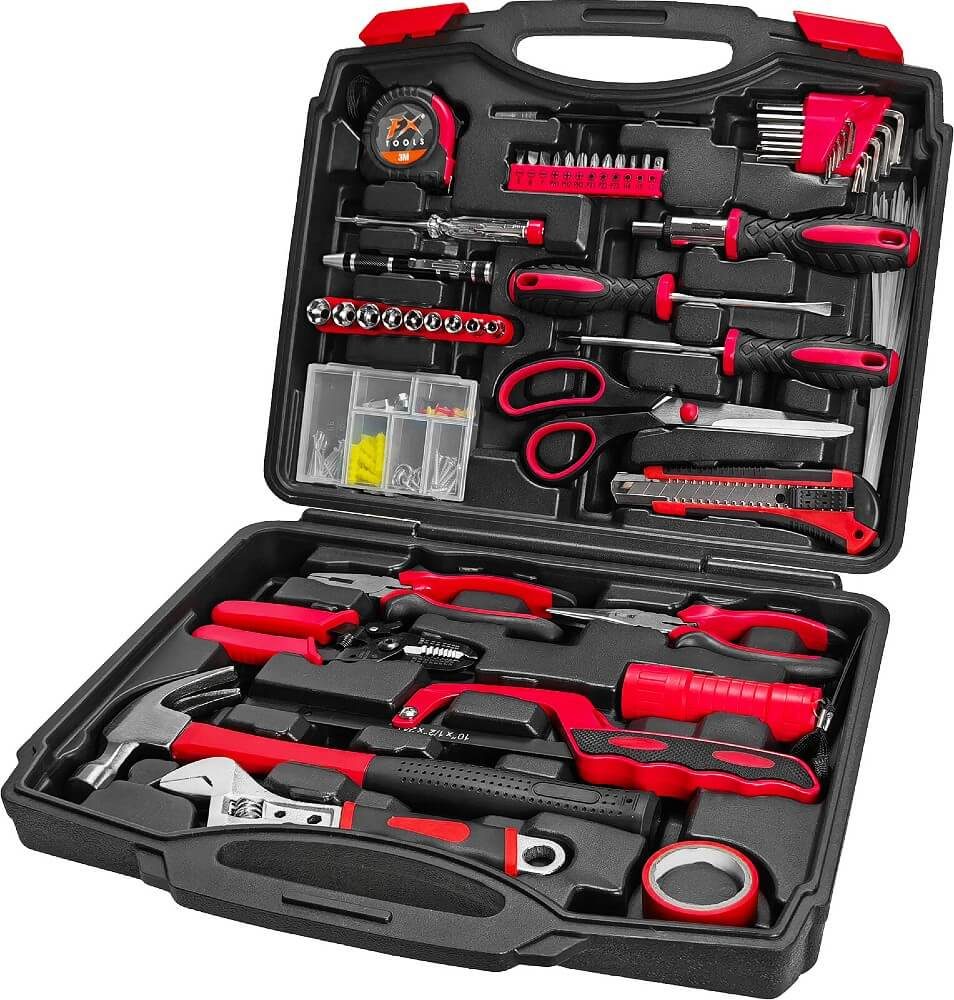 Levně FX TOOLS Sada nářadí v kufru 169 ks HARDEN KO-R03000220